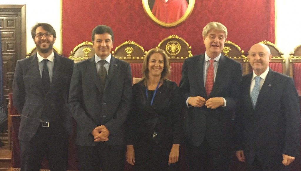 Francisco Pertiñez, Joaquín Delgado; Inmaculada Sánchez, Enrique Pinazo y Manuel Seda. 