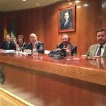 Mesa presidencial de la Asamblea de Registradores de Andalucía Oriental. 10 diciembre 2015.